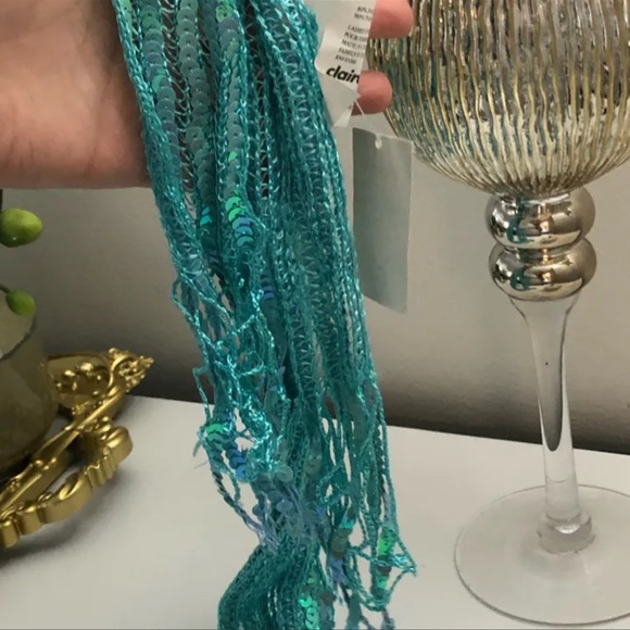 NWT| Y2K Sequins Hair Knitted Tie - Picture 4 of 4